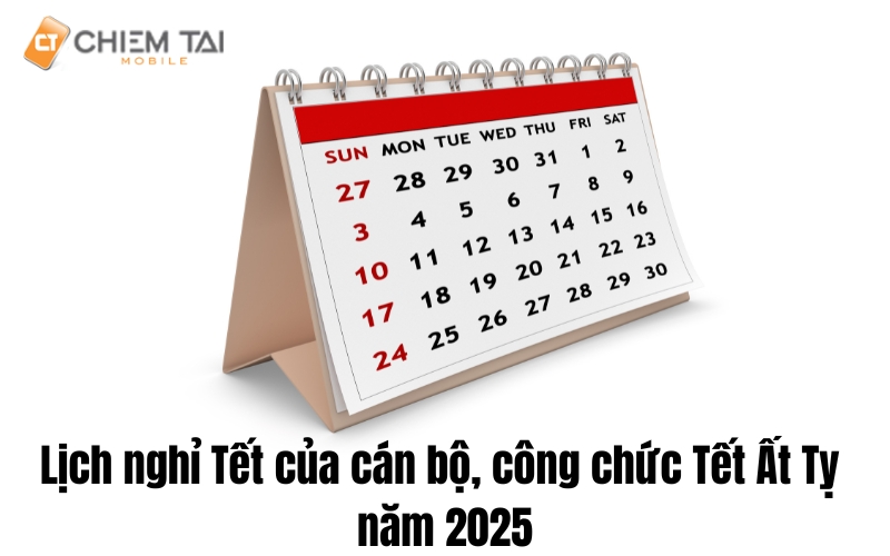 Lịch nghỉ tết của công nhân, viên chức Tết 2025