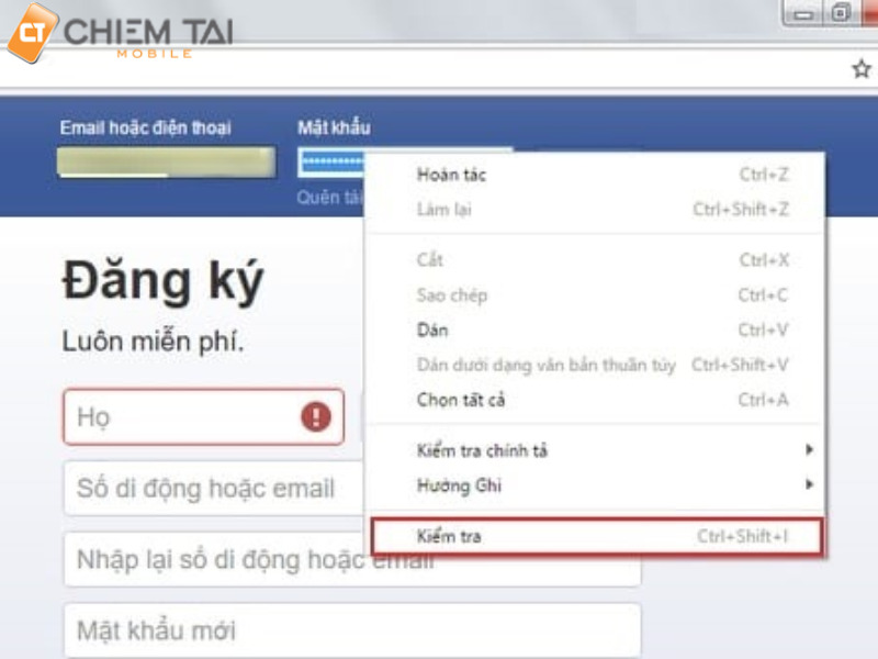 Cách xem mật khẩu Facebook trên máy tính