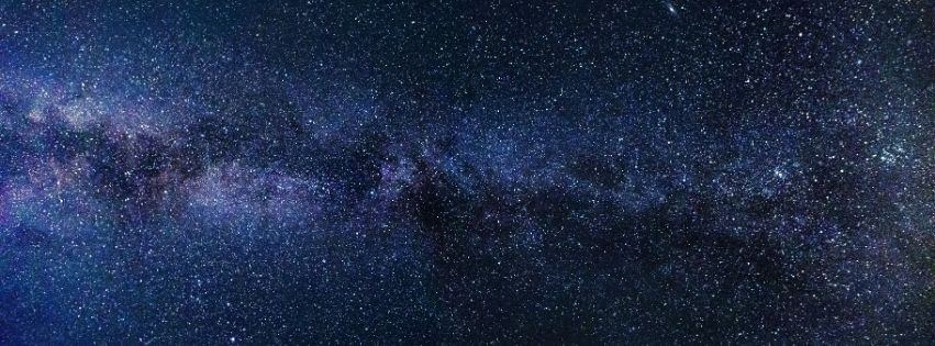 Hình nền facebook bầu trời đêm Galaxy