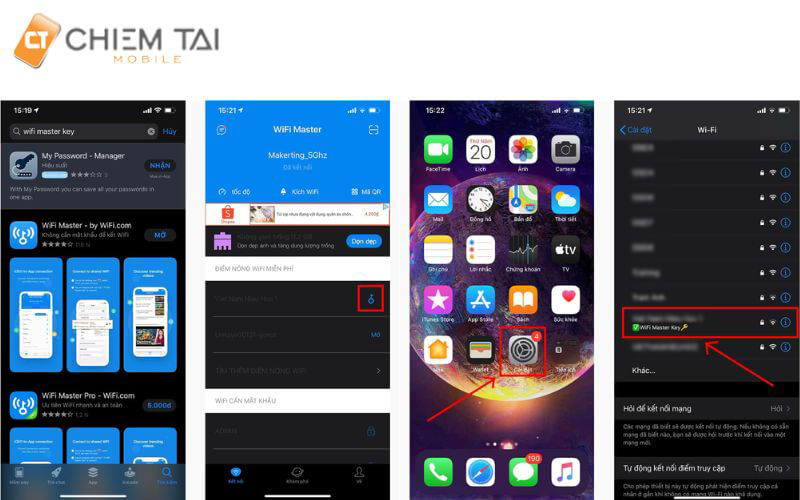 Cách bẻ khóa wifi bằng Wifi Master Key