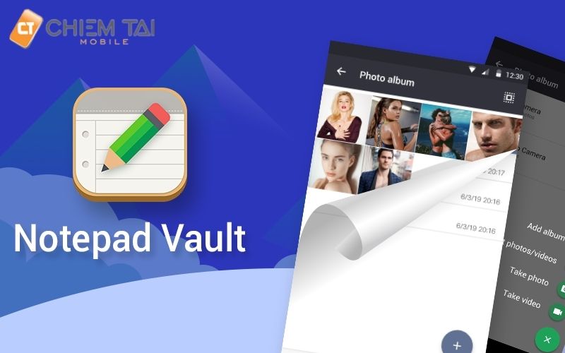 Notepad Vault ẩn ứng dụng