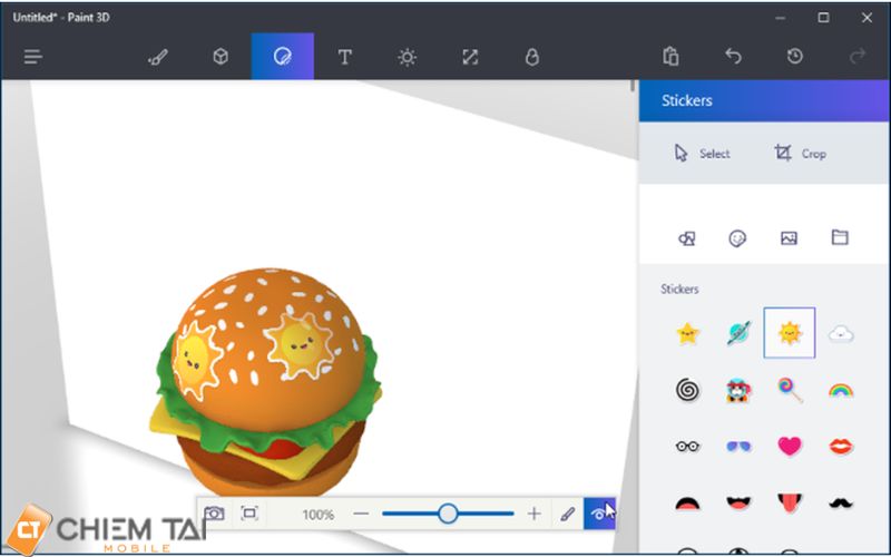 Ứng dụng vẽ Microsft Paint 3D 