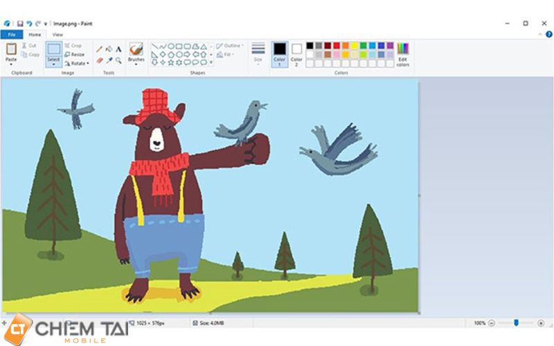 Ứng dụng vẽ Microsoft Paint