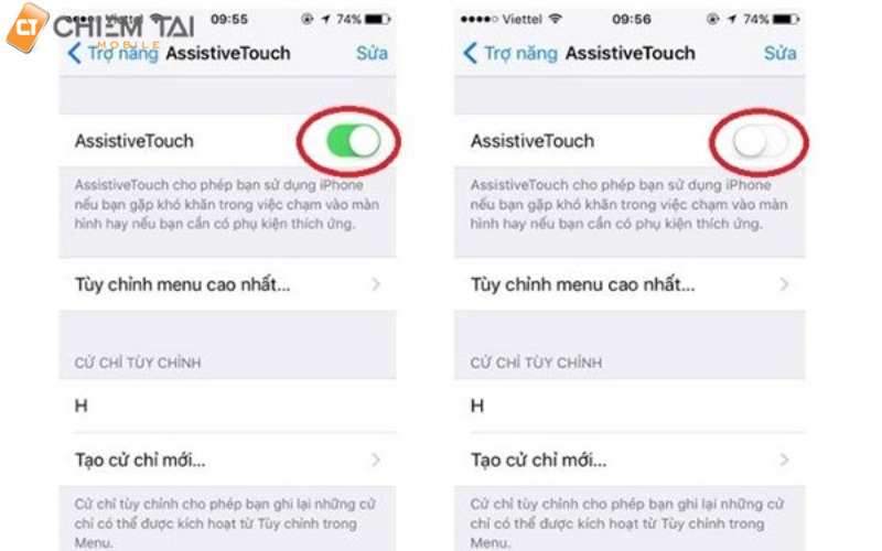 Cách tắt nút Home ảo trên iPhone Xs max dễ dàng