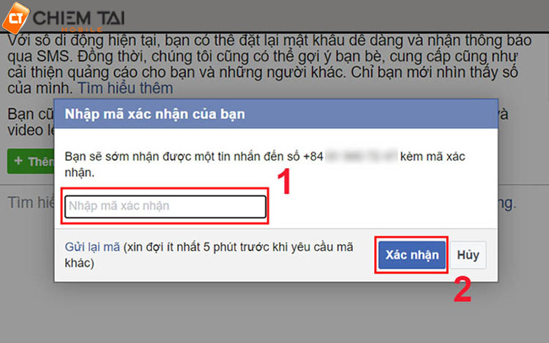 Cách đăng nhập Facebook bằng số điện thoại