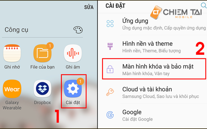 Cách đặt mật khẩu điện thoại Samsung NHANH CHÓNG NHẤT - Networks Business  Online Việt Nam & International VH2