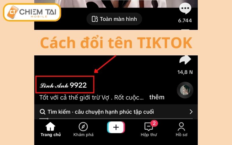 Cách đổi tên trên TikTok TikTok ID người dùng