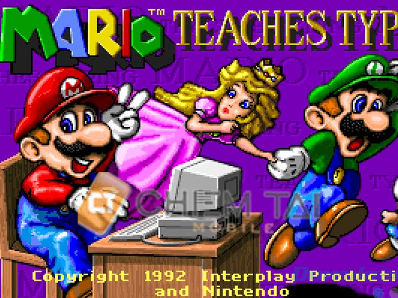 Phần mềm Mario Teaches Typing