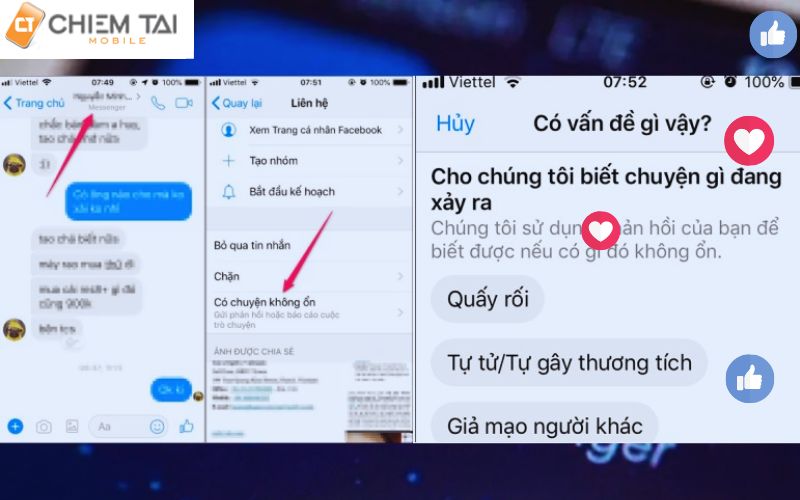 cách gỡ spam trên messenger trên điện thoại