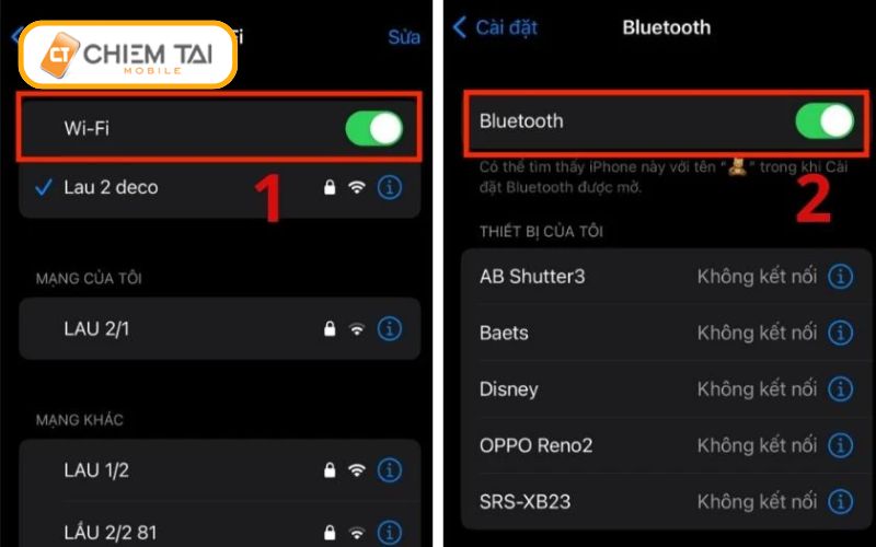 kich hoat wifi va bluetooth tren dien thoai