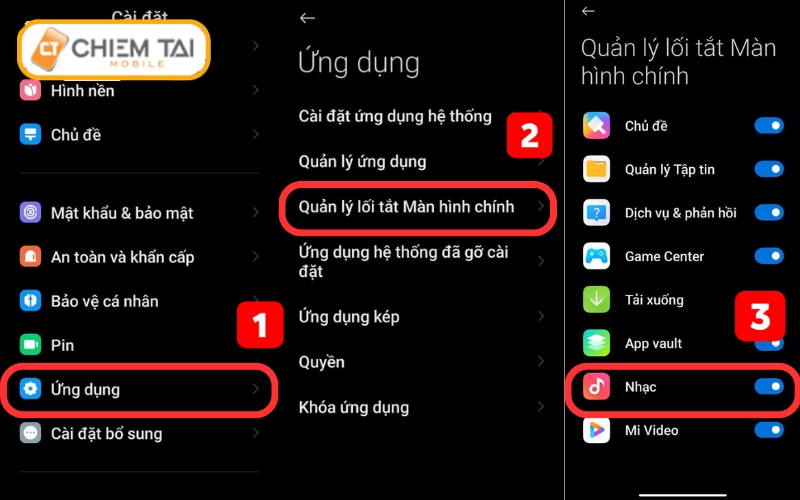 Cách tắt màn hình vẫn nghe nhạc Youtube Xiaomi bằng ứng dụng Nhạc