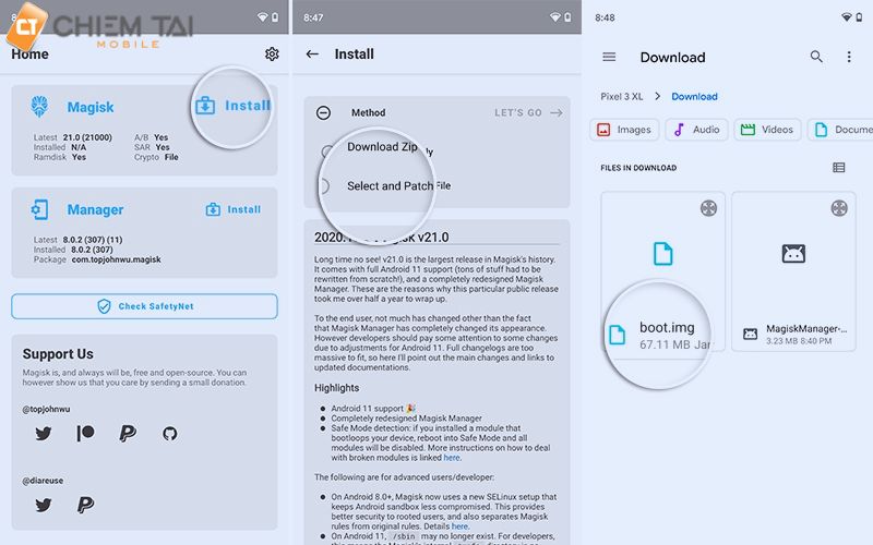 cách root máy android