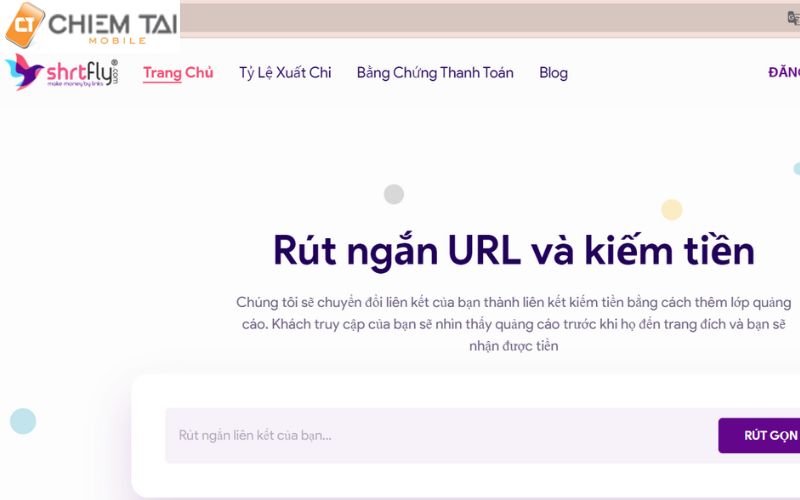 trang web rút ngắn link có hỗ trợ tiếng việt