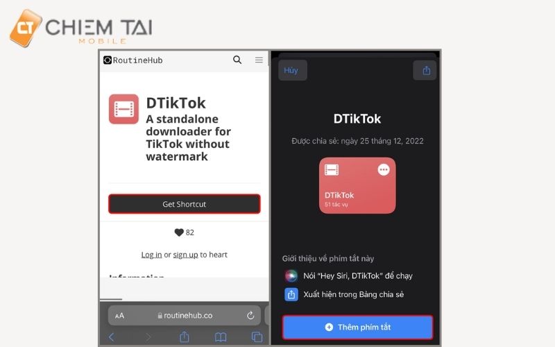 DTikTok - phần mềm tải video tiktok không logo trên iphone