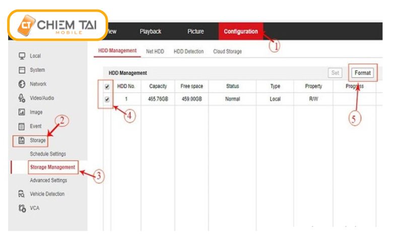 cach xoa du lieu camera hikvision