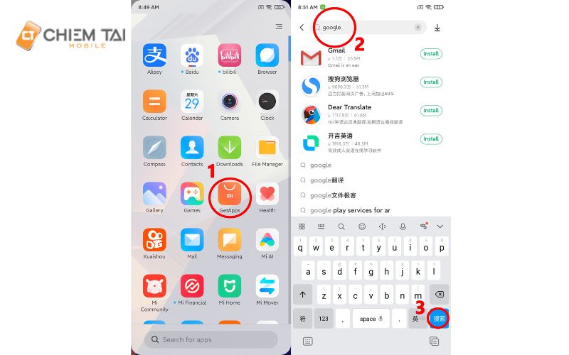 tải CH Play cho Xiaomi