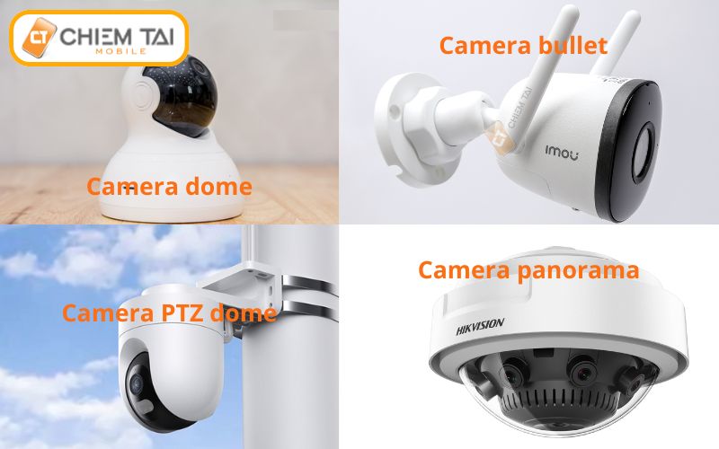 So sánh camera dome với các loại camera khác