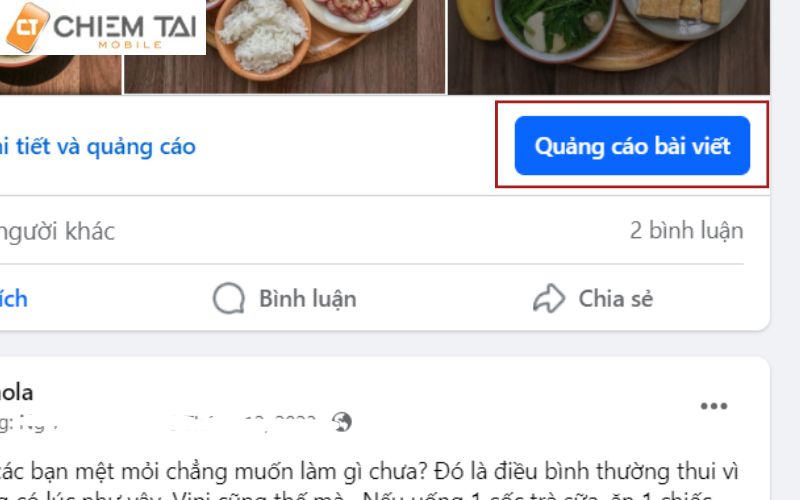 tạo chiến dịch quảng cáo