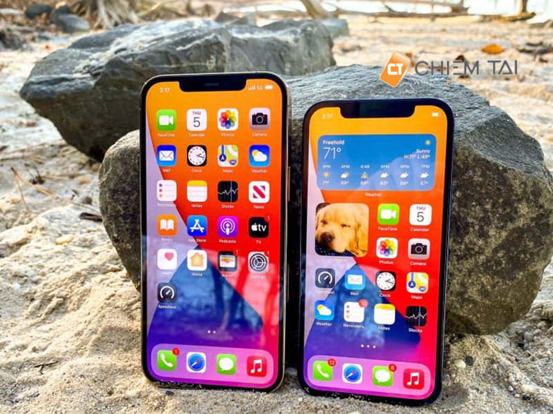 So sánh kích thước màn hình trong Series iPhone X