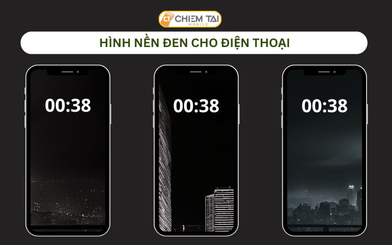 Hình nền đen cho điện thoại