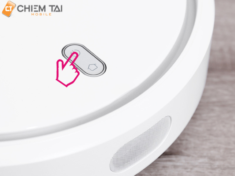 Cách sử dụng các nút trên thân robot hút bụi lau nhà Xiaomi