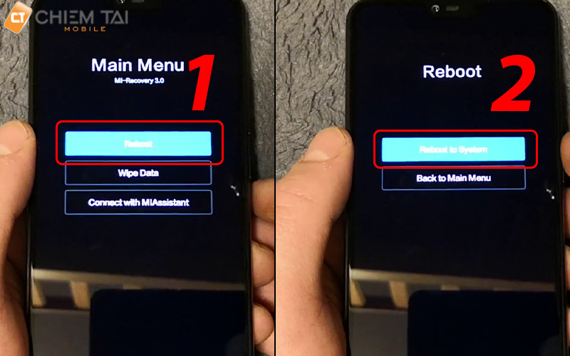 Thực hiện Hard Reset Xiaomi bằng Recovery