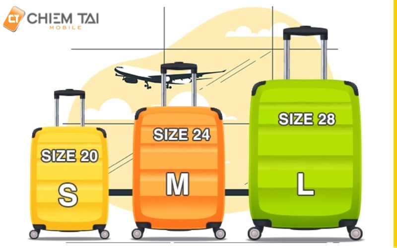 Quy định kích thước vali mang lên máy bay quốc tế