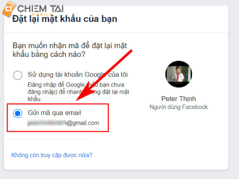 Gặp vấn đề gmail, số điện thoại và tên người dùng