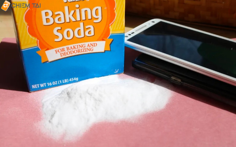 Dùng baking soda để khắc phục 
