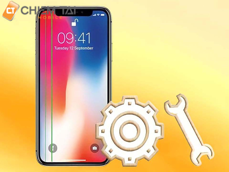 Chiêm Tài Mobile - cửa hàng chuyên sửa màn hình iPhone bị sọc xanh uy tín nhất tại TPHCM