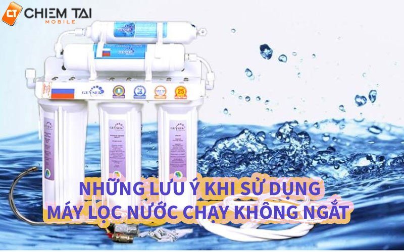 Những lưu ý khi sử dụng máy lọc nước 