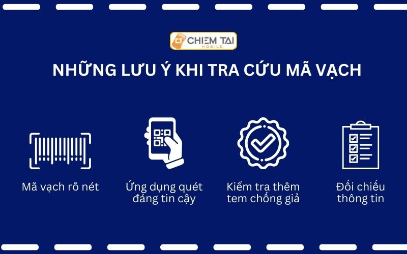 Những lưu ý khi tra cứu mã vạch