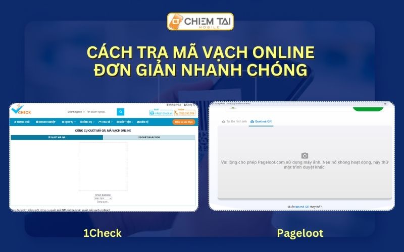 Cách tra mã vạch online đơn giản nhanh chóng