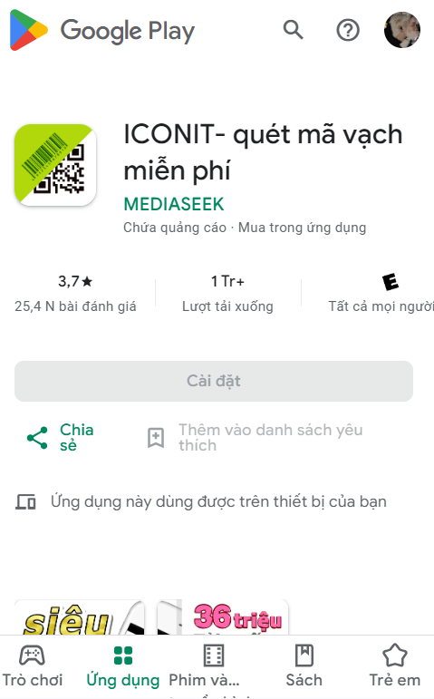 Quét mã vạch qua phần mềm 3