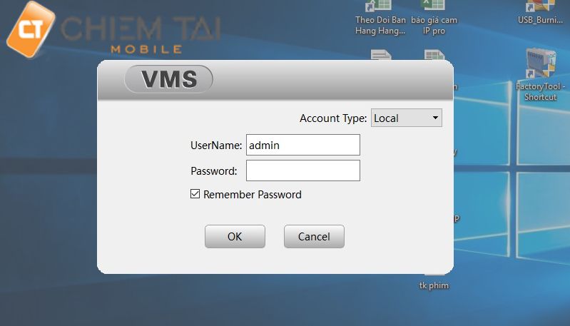Ứng dụng VMS camera trên máy tính