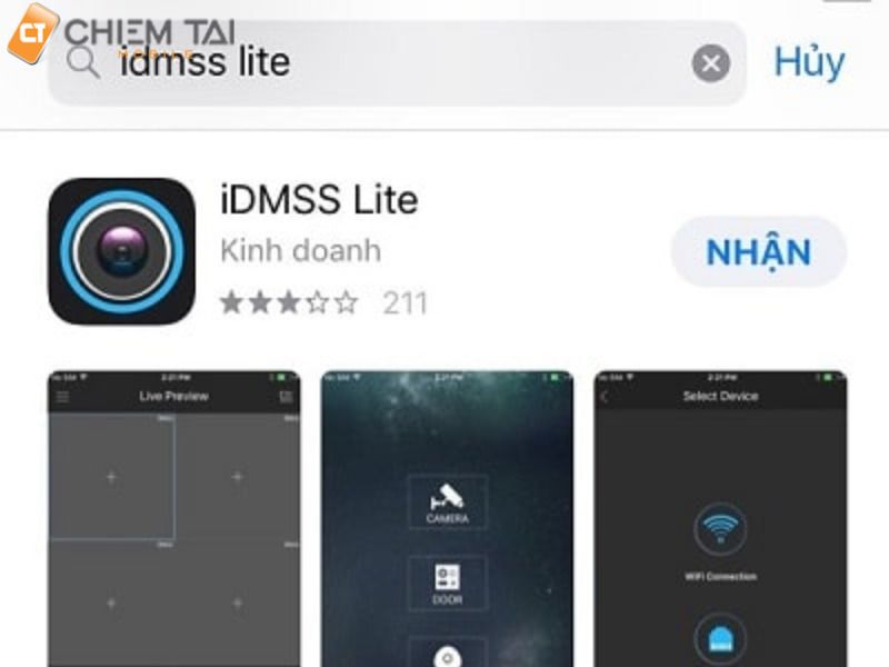 Phần mềm ứng dụng iDMSS Lite