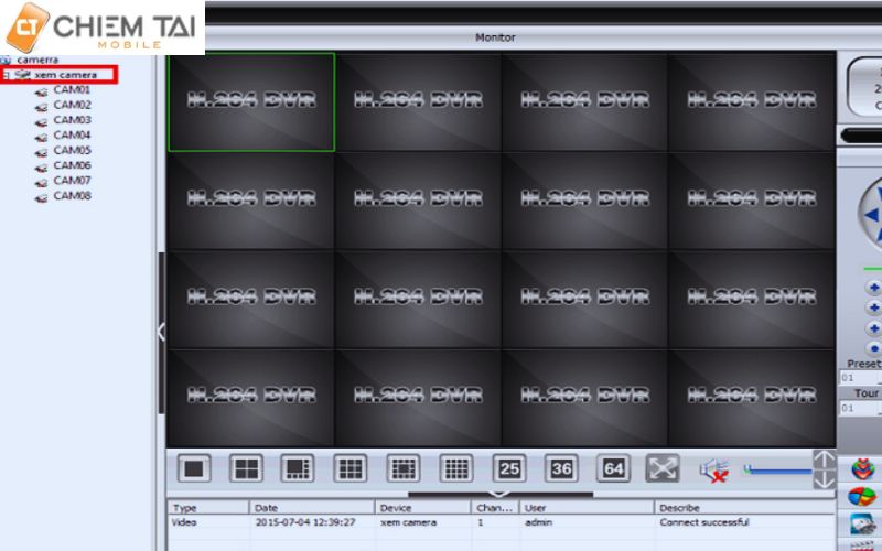 CMS là phần mềm xem camera máy tính hiệu quả