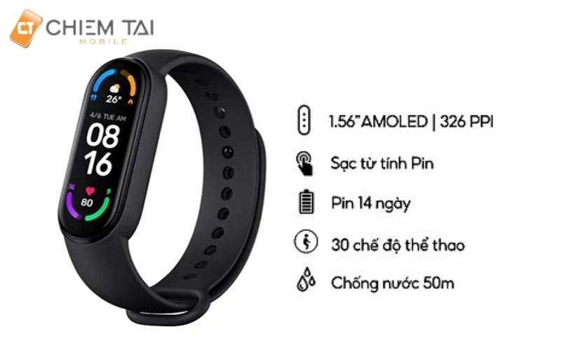 Review đồng hồ Xiaomi Mi Band 6