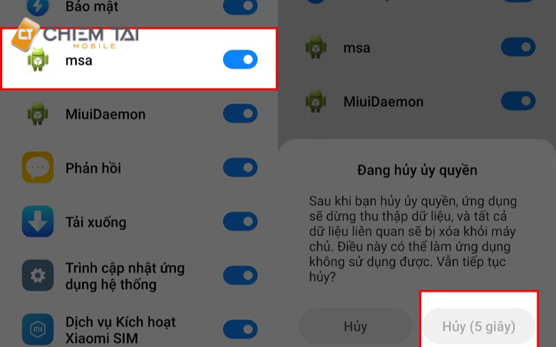 Vô hiệu hóa quảng cáo trên điện thoại Xiaomi