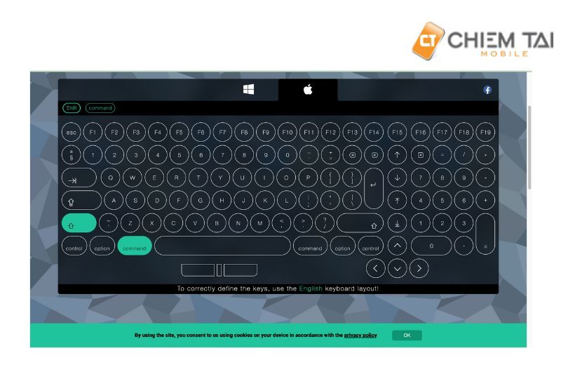 Trang web keyboard checker 