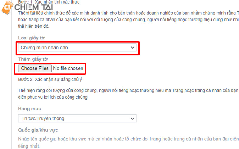 Đăng ký cho tài khoản Facebook cá nhân 3