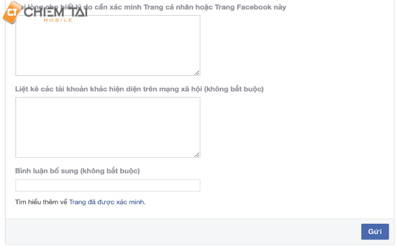 Đăng ký cho tài khoản Facebook cá nhân 5