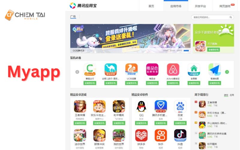 app để tải ứng dụng game Trung Quốc