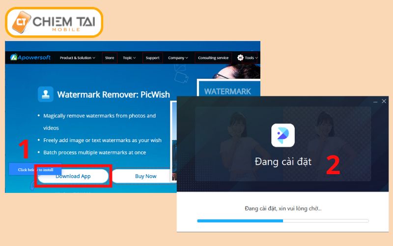 Tải và cài đặt Apowersoft Watermark Remover