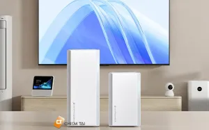 Xiaomi ra mắt router Wifi Mesh, thiết kế gồm router chính và phụ, hỗ trợ wifi 6 tốc độ cao