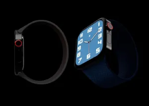 Apple Watch Series 7 ấn tượng trong concept mới, màn hình phẳng, cạnh vuông sang trọng, thay đổi kích thước thiết bị