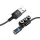 Cáp sạc nam châm thay 3 đầu Hoco DU03 (micro USB, Type-C, Lightning)