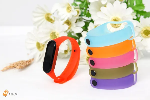 Dây silicone trong suốt Mi band 4
