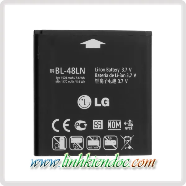 Pin, Battery LG BL-48LN - 1520 mAh ( P720 / P725 / C800 / LS696 )