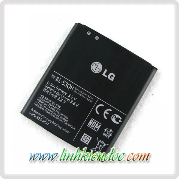 Pin, Battery LG BL-53QH - 2150 mAh ( P760 / P765 / P768 / P769 / P870 / P880 / F160 / F200 )